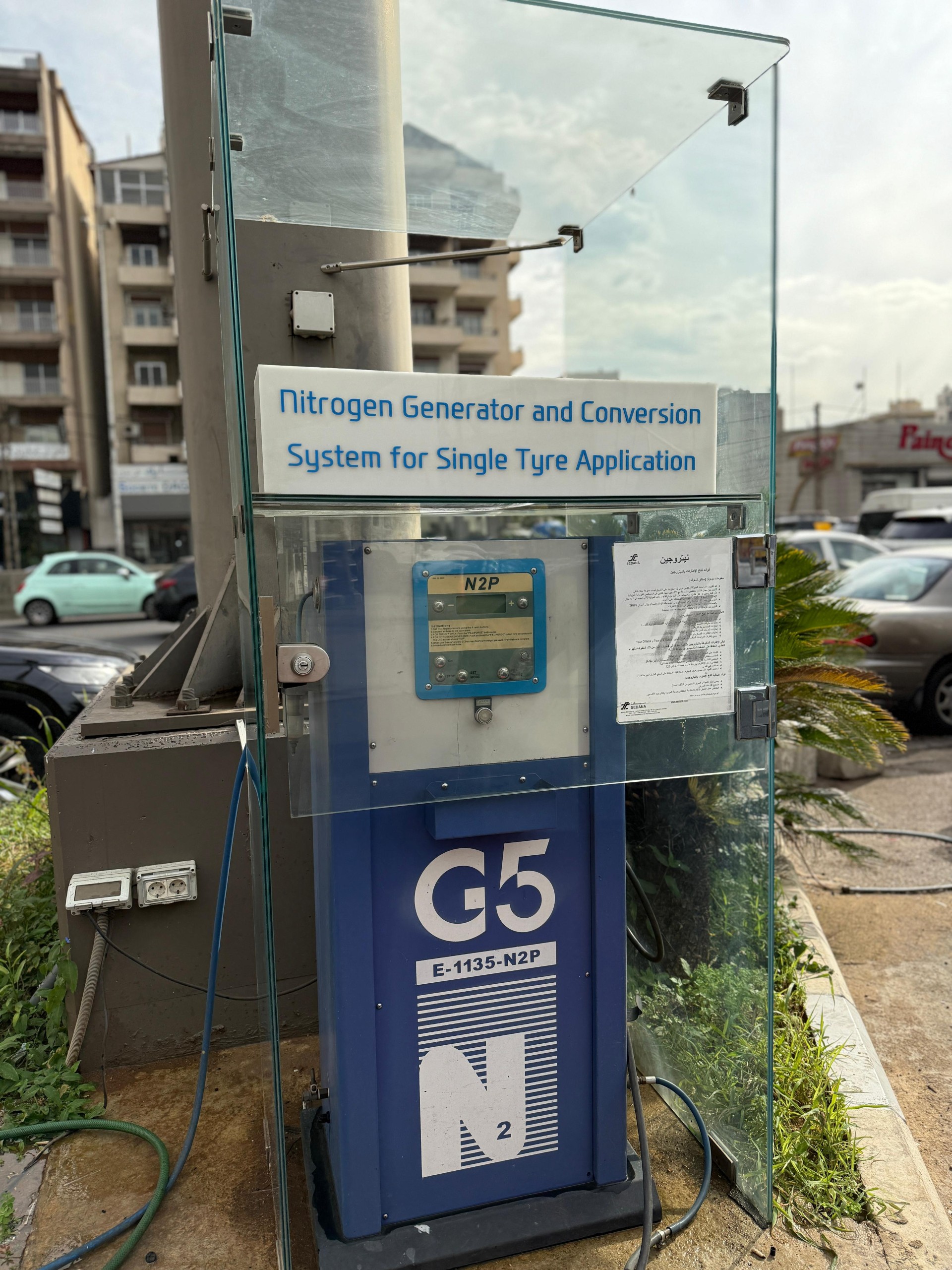 Nitrogen tire Inflation